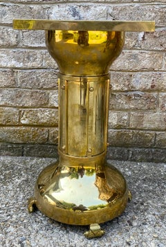 Small Austrian Secessionist Style Brass Side Table