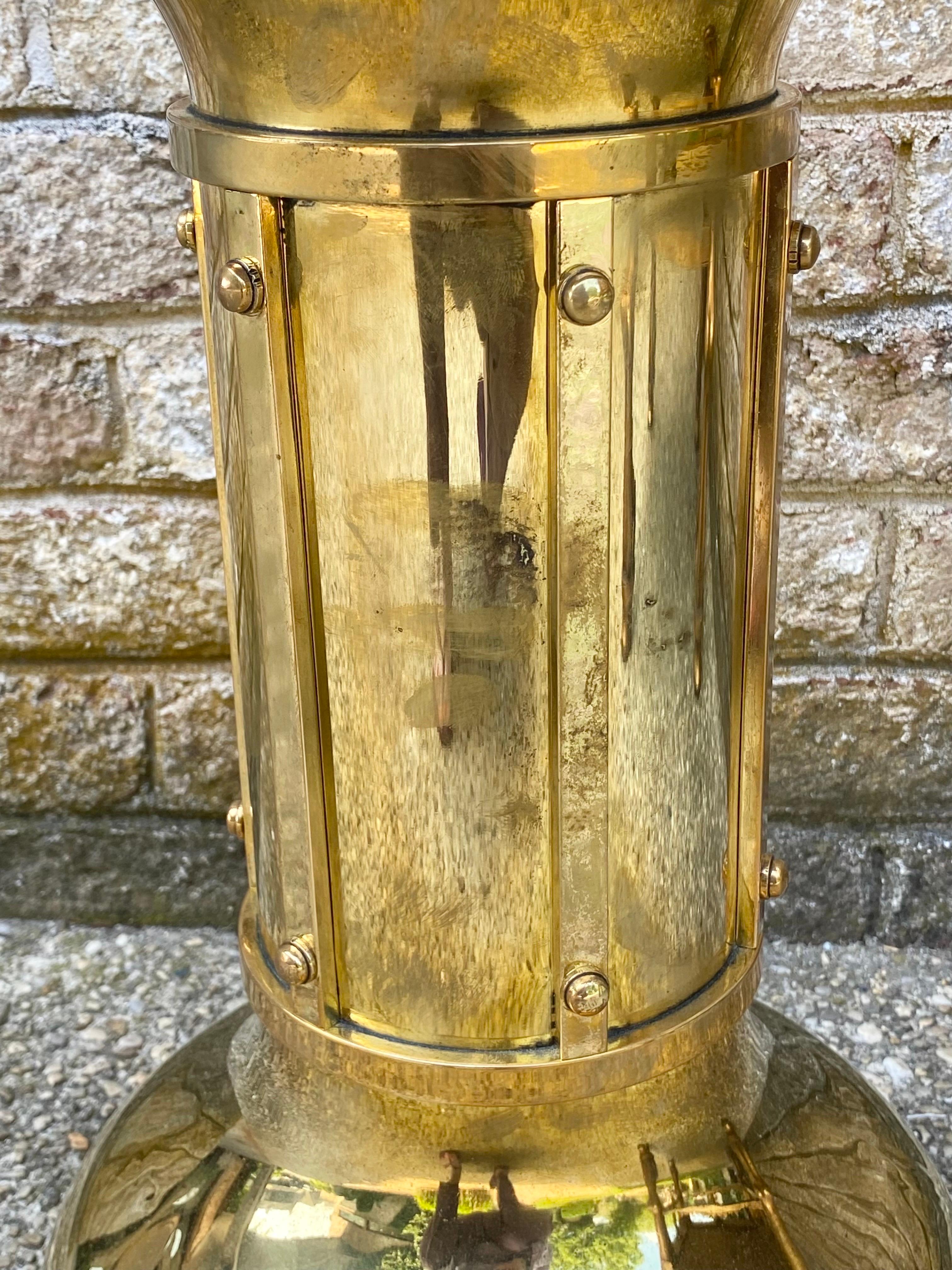 20th Century Small Austrian Secessionist Style Brass Side Table For Sale