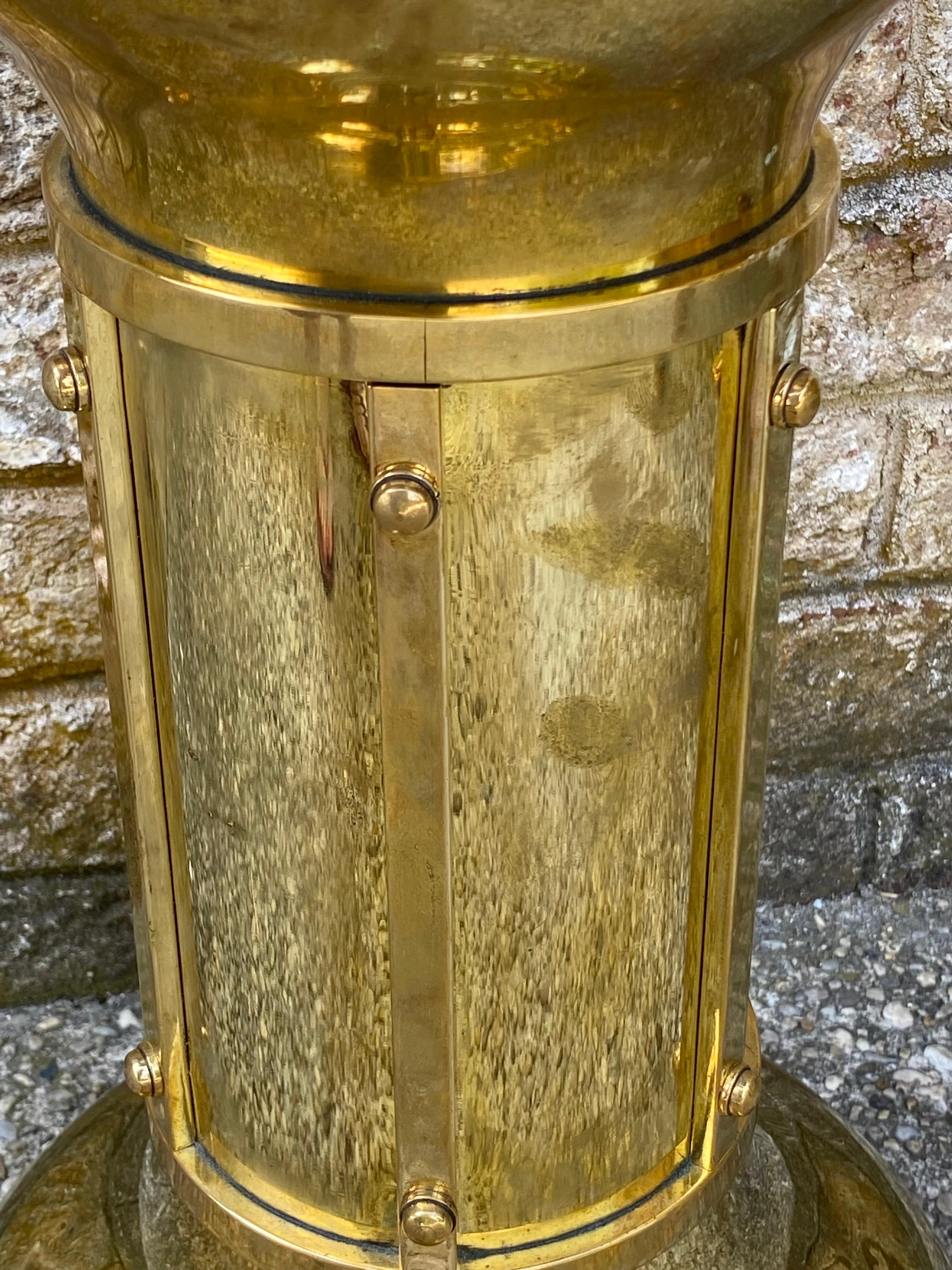 Small Austrian Secessionist Style Brass Side Table For Sale 4