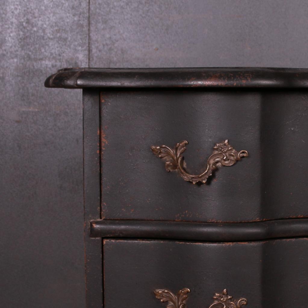 18th Century and Earlier Small Austrian Serpentine Commode