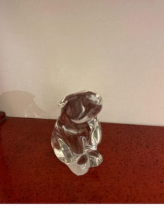 Small Baccarat Crystal Bunny Figurine