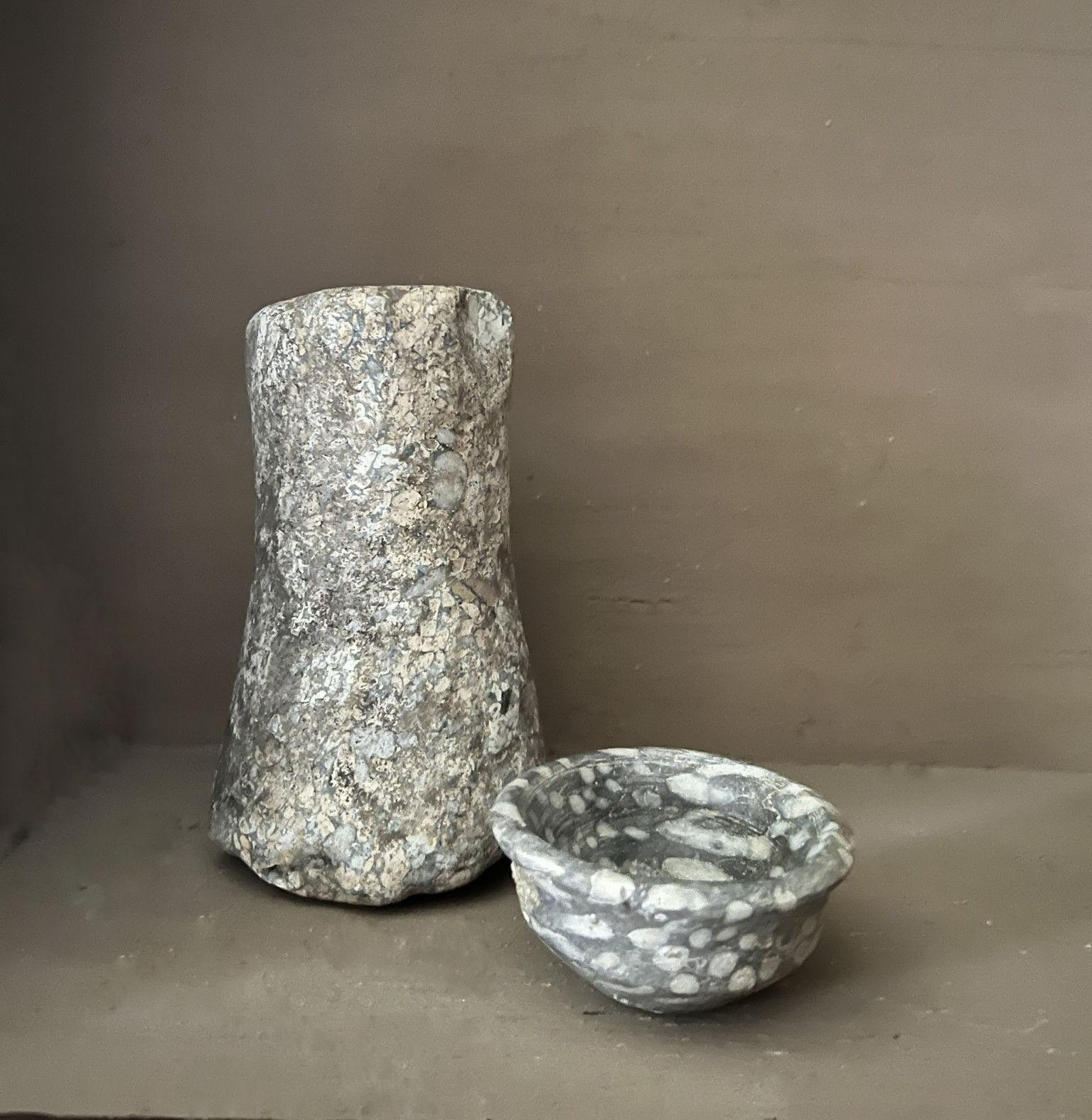 Small Bactrian Mottled Marble Cup 1