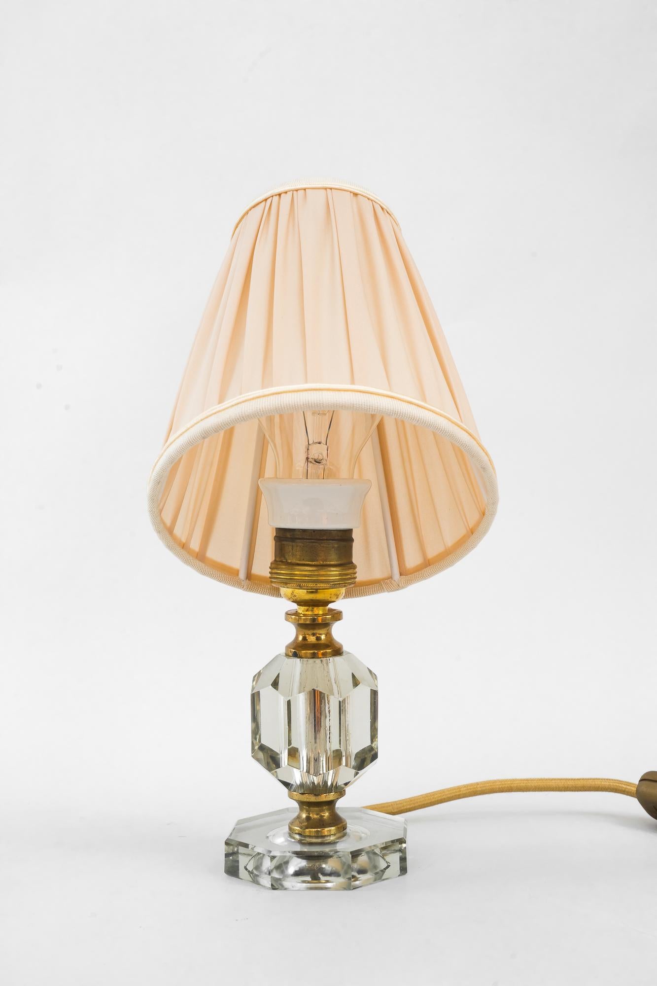 Austrian Small Bakalowits Table Lamp Vienna Around 1950s