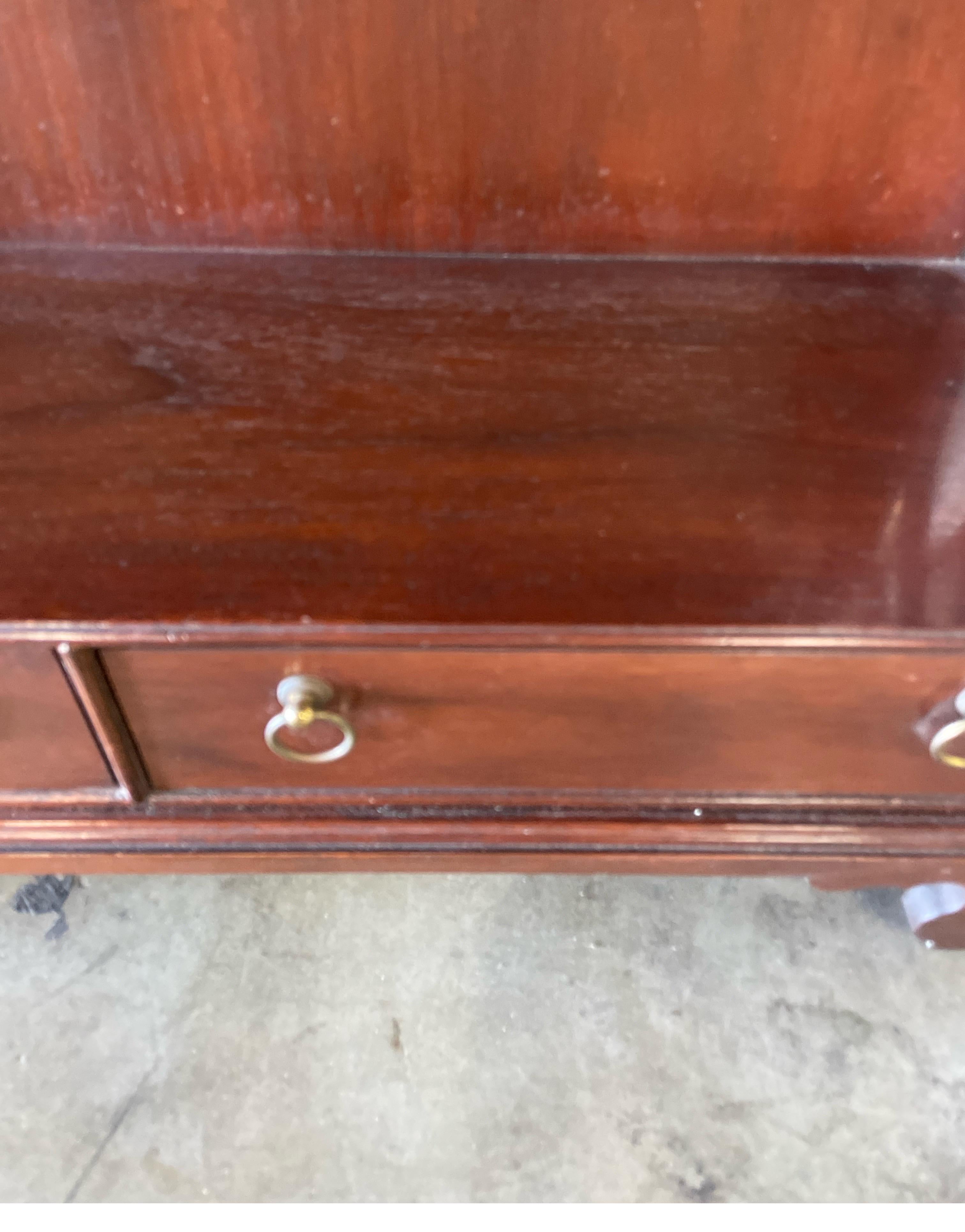 Small Baker Furniture Co. Chippendale Style Whatnot For Sale 1