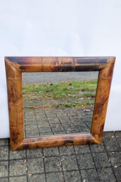 Small Bamboo or Rattan Mirror