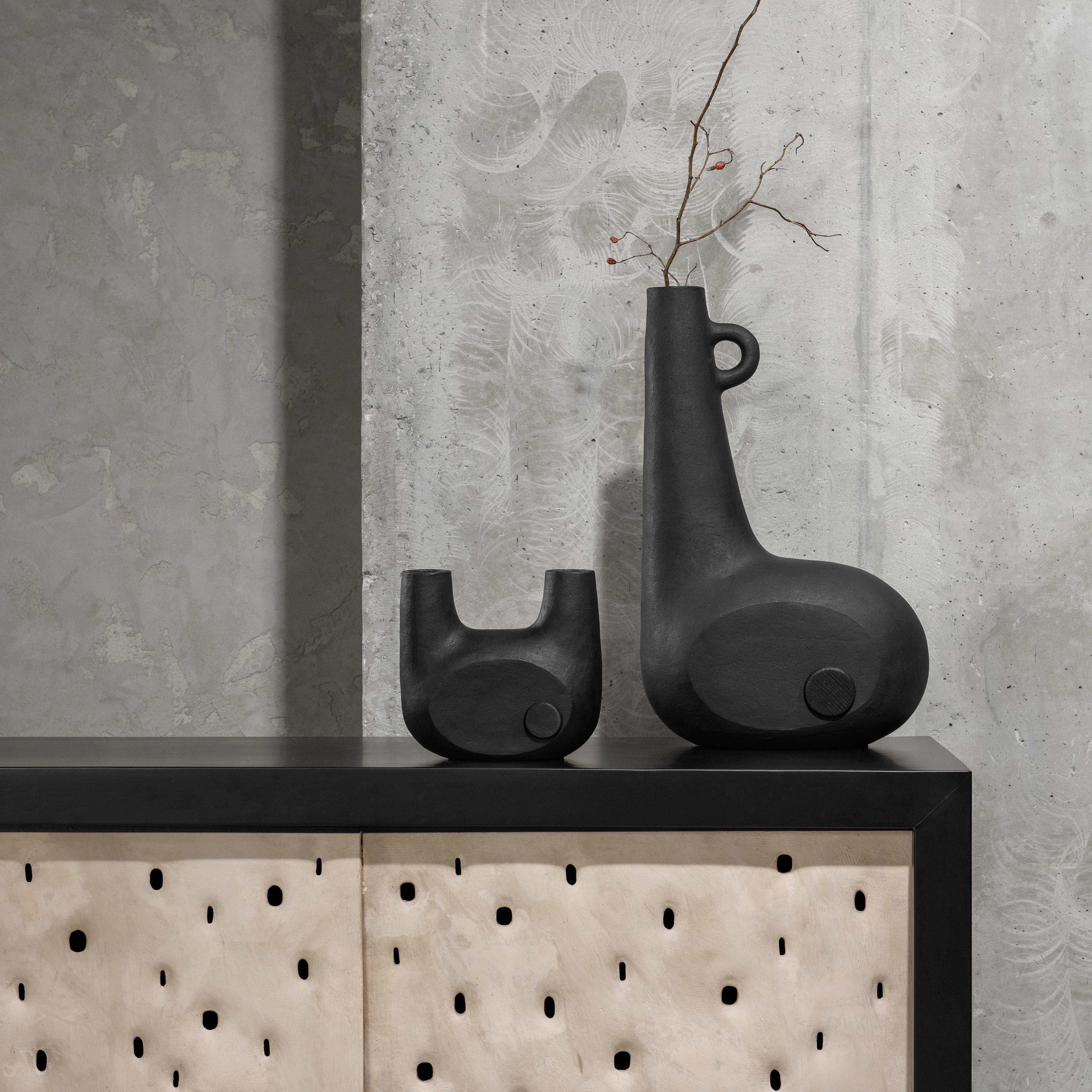 Contemporary Small Bandura Vase by FAINA For Sale