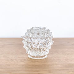 Small Barovier Glass Jar with Lid