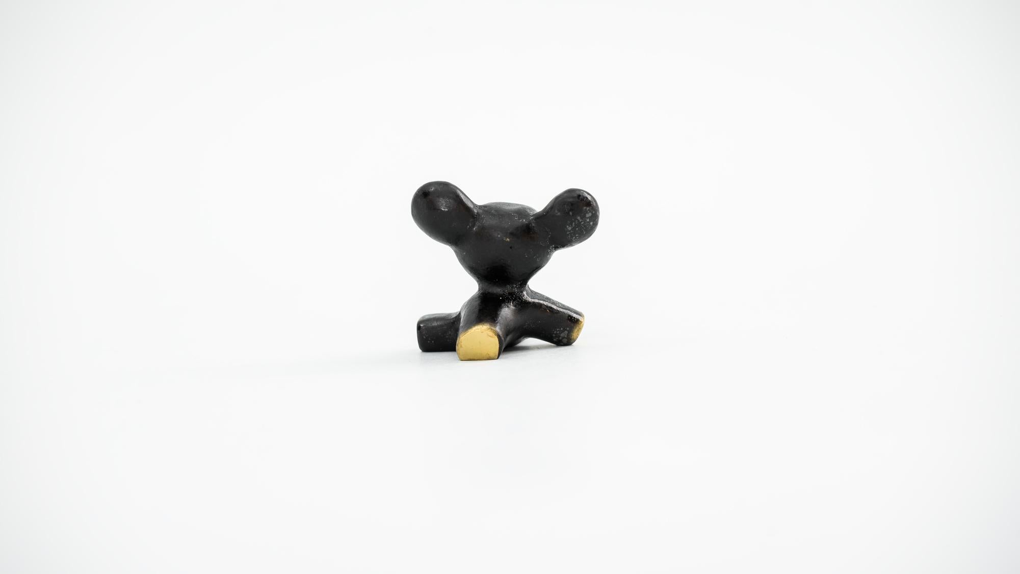 Mid-Century Modern Small Bear Figurine by Walter Bosse, circa 1950s For Sale
