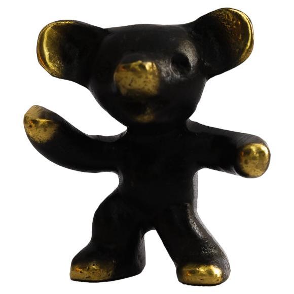 Petite figurine d'ours de Walter Bosse, Vienne, vers 1950