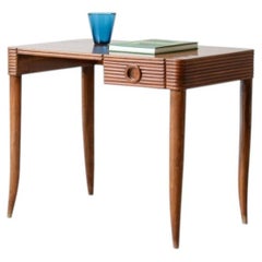 Small bedroom desk with sabre legs by Paolo Buffa