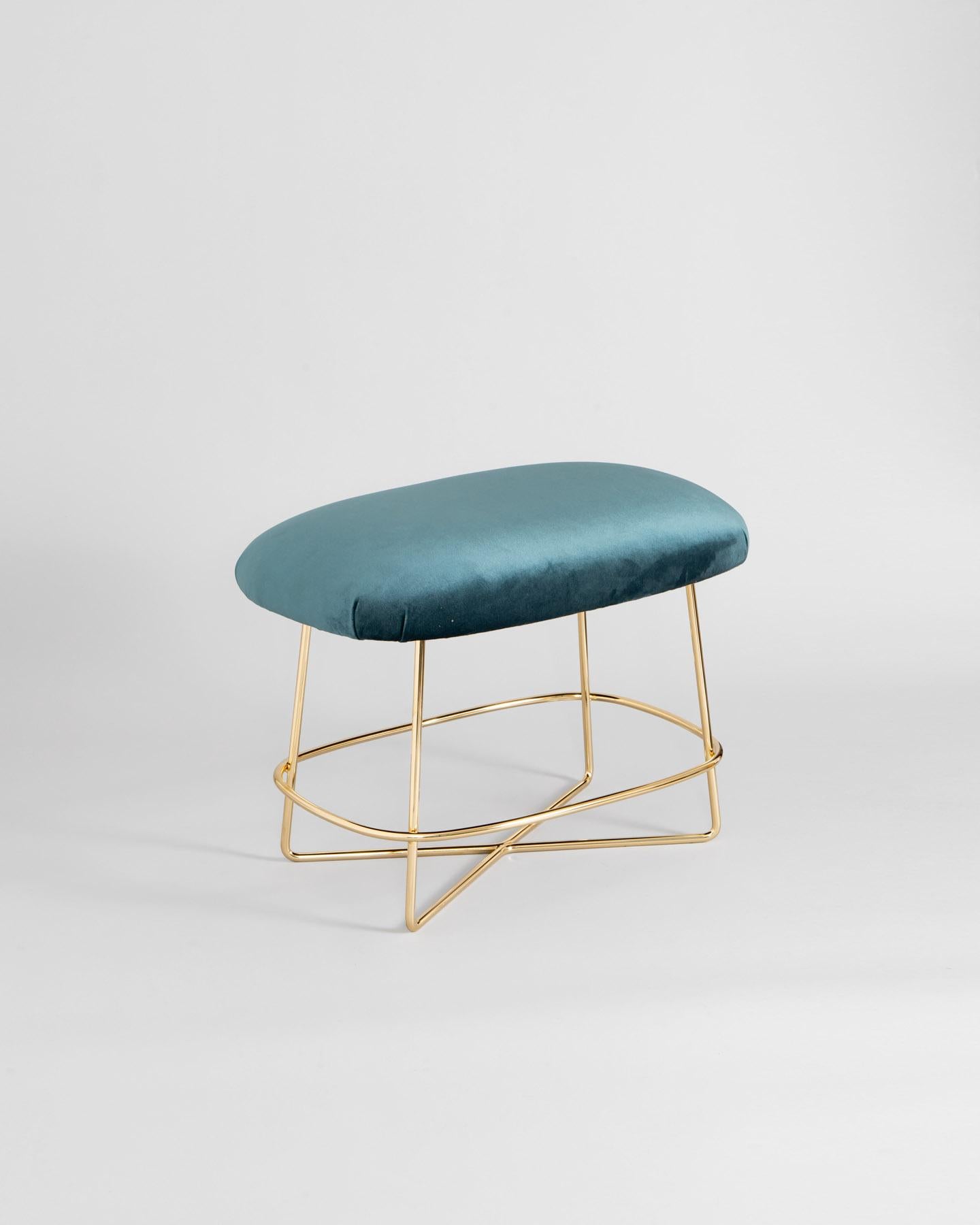 Italian Small Bench by GIROTTI ENRICO For Sale