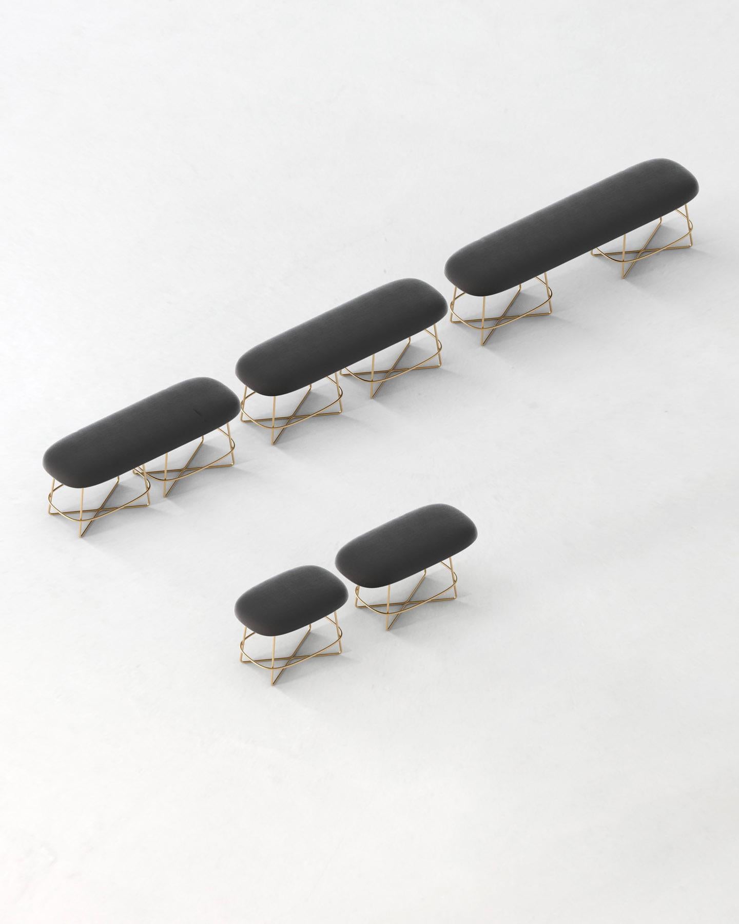 Contemporary Small Bench by GIROTTI ENRICO For Sale