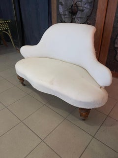 Small Bench Napoleon III Period, Being Restored