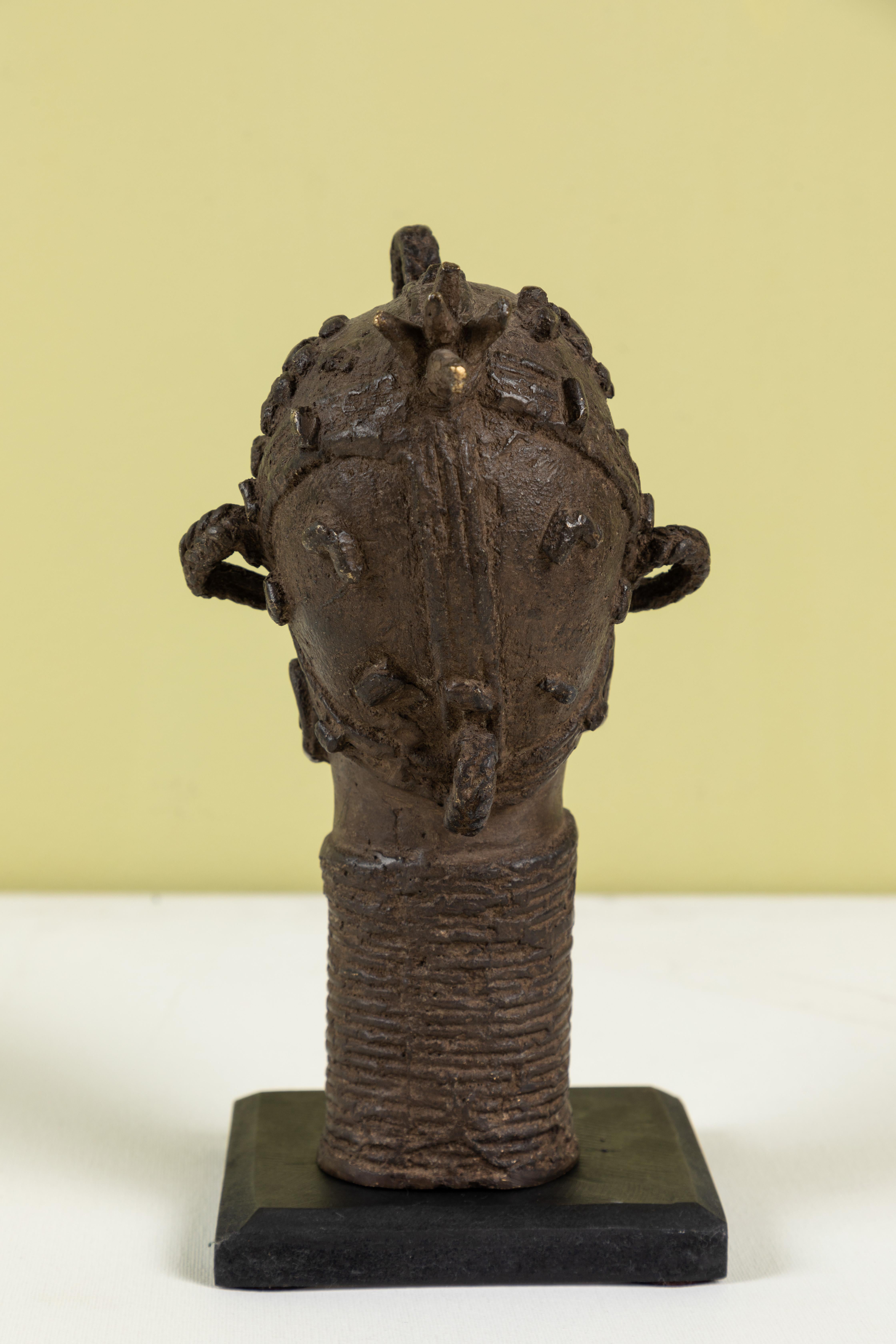 benin bronze heads for sale