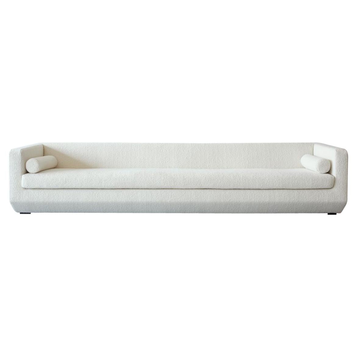 Small Beveled, Couch by Marc Dibeh For Sale