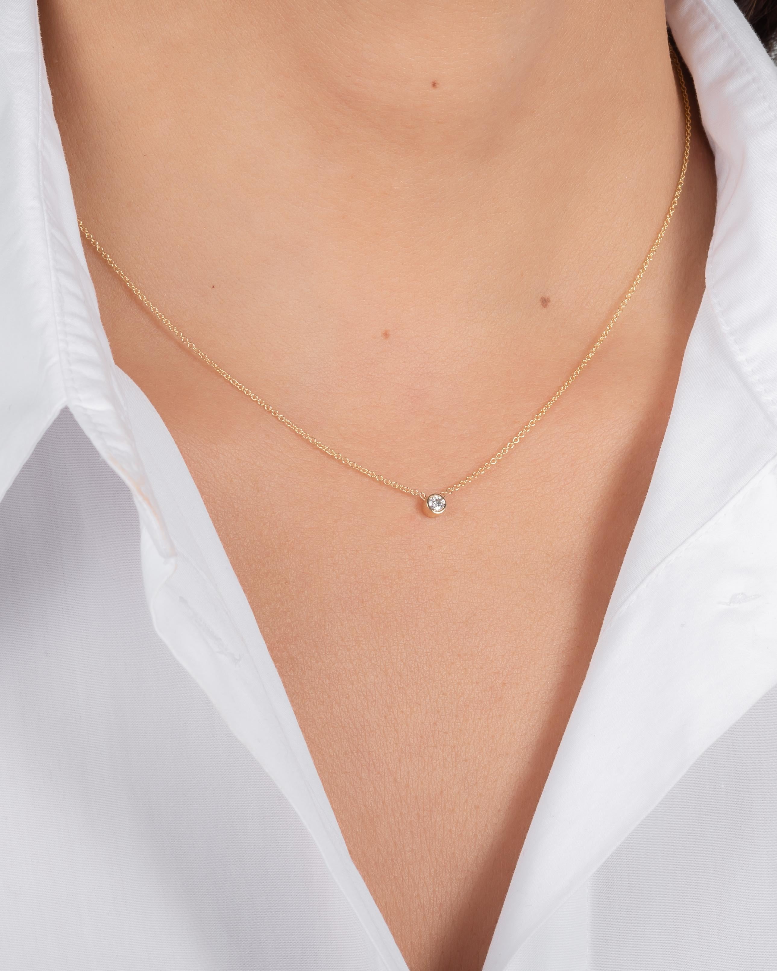 small diamond necklace