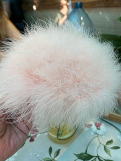 Small "Bibi" in pale pink feather Chantal Thomass by Philip Model
