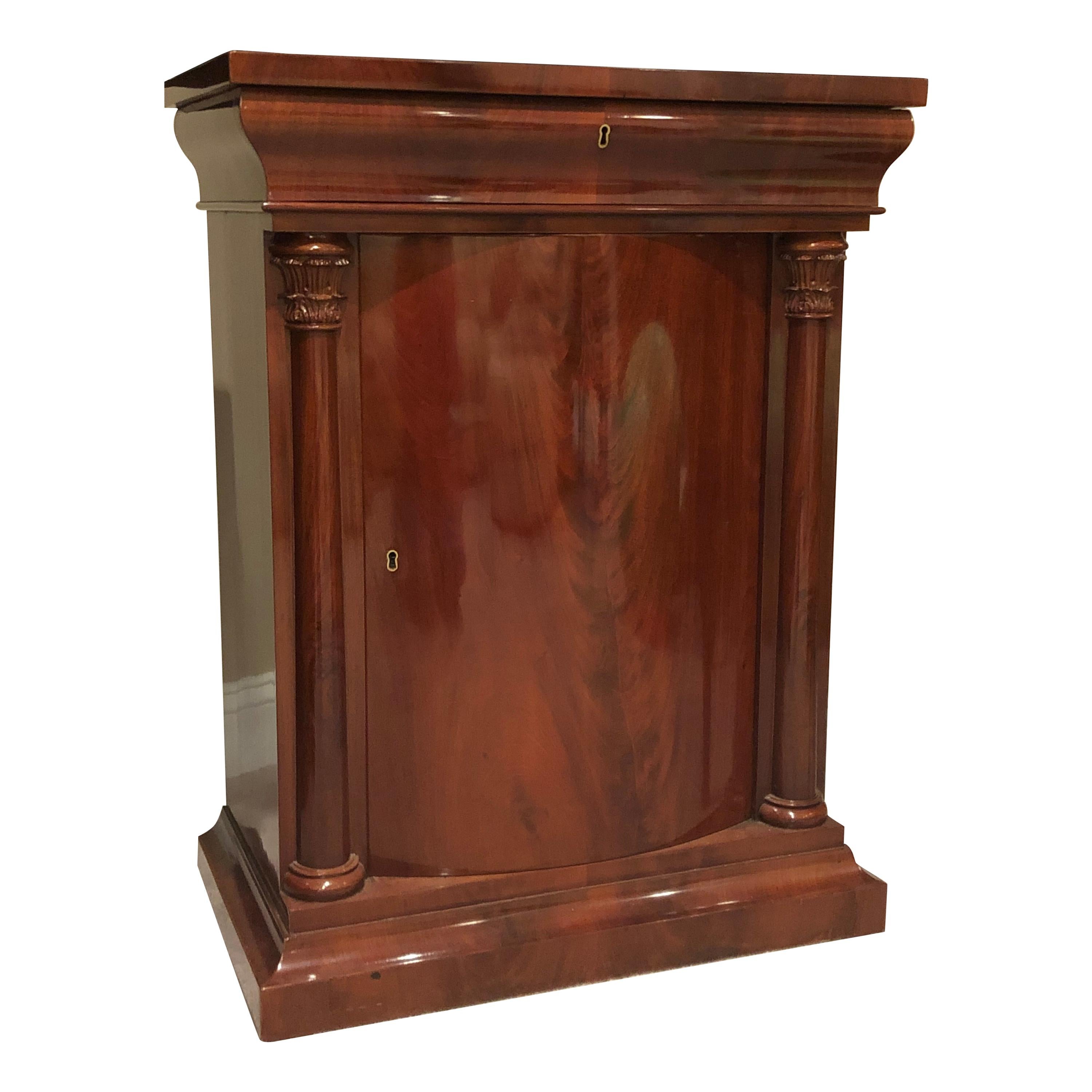 Small Biedermeier Cabinet, Northern Germany or Denmark, circa 1820 For Sale