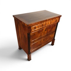Small Biedermeier Chest of Drawers, 1820, Walnut