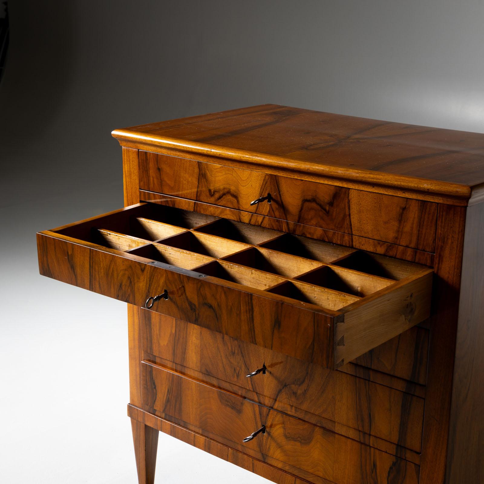 Early 19th Century Small Biedermeier Chest of Drawers, around 1820, South Germany