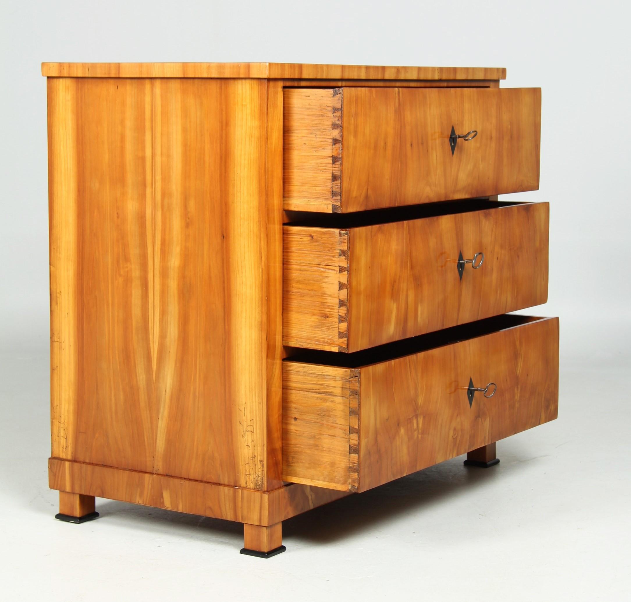 Small Biedermeier Chest of Drawers, Cherry, Southern Germany, circa 1825 2