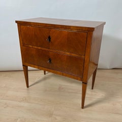Small Biedermeier Chest of Two Drawers, Cherry Wood, South Germany circa 1820