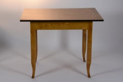 Small Biedermeier Table Birch Wood Hessen, circa 1820