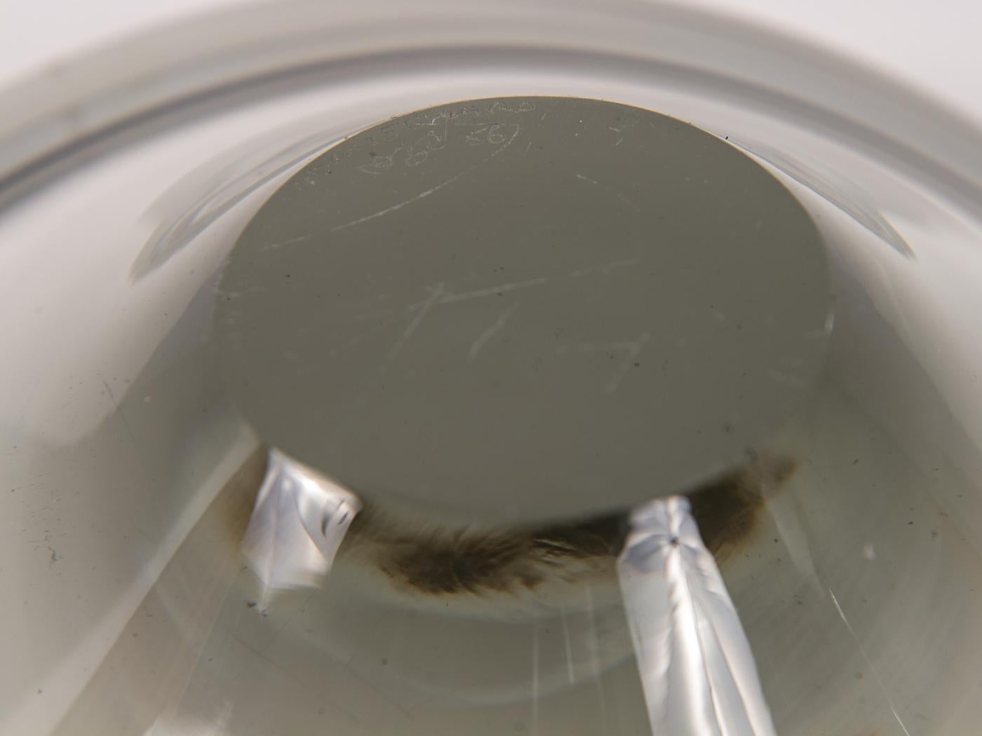 Glass Small Biomorphic Smoke Bowl