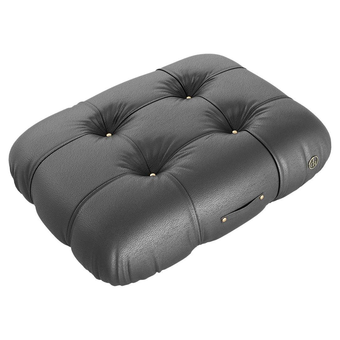 Luxury Modern Black Pet Bed, Trendy Leather Sofa for Dogs and Cats '2 sizes' For Sale at 1stDibs