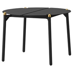 Small Black and Gold Minimalist Lounge Table