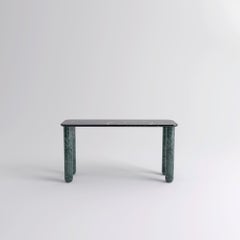 Small Black and Green Marble "Sunday" Dining Table, Jean-Baptiste Souletie