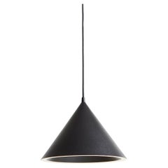 Small Black Annular Pendant Lamp by MSDS Studio