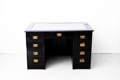 Art Nouveau Writing Desk with 9 Drawers (Vienna, 1910)
