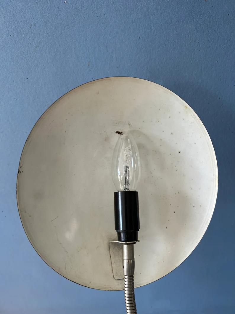 Small Black Bauhaus Style Metal Desk Lamp, 1970s For Sale 4