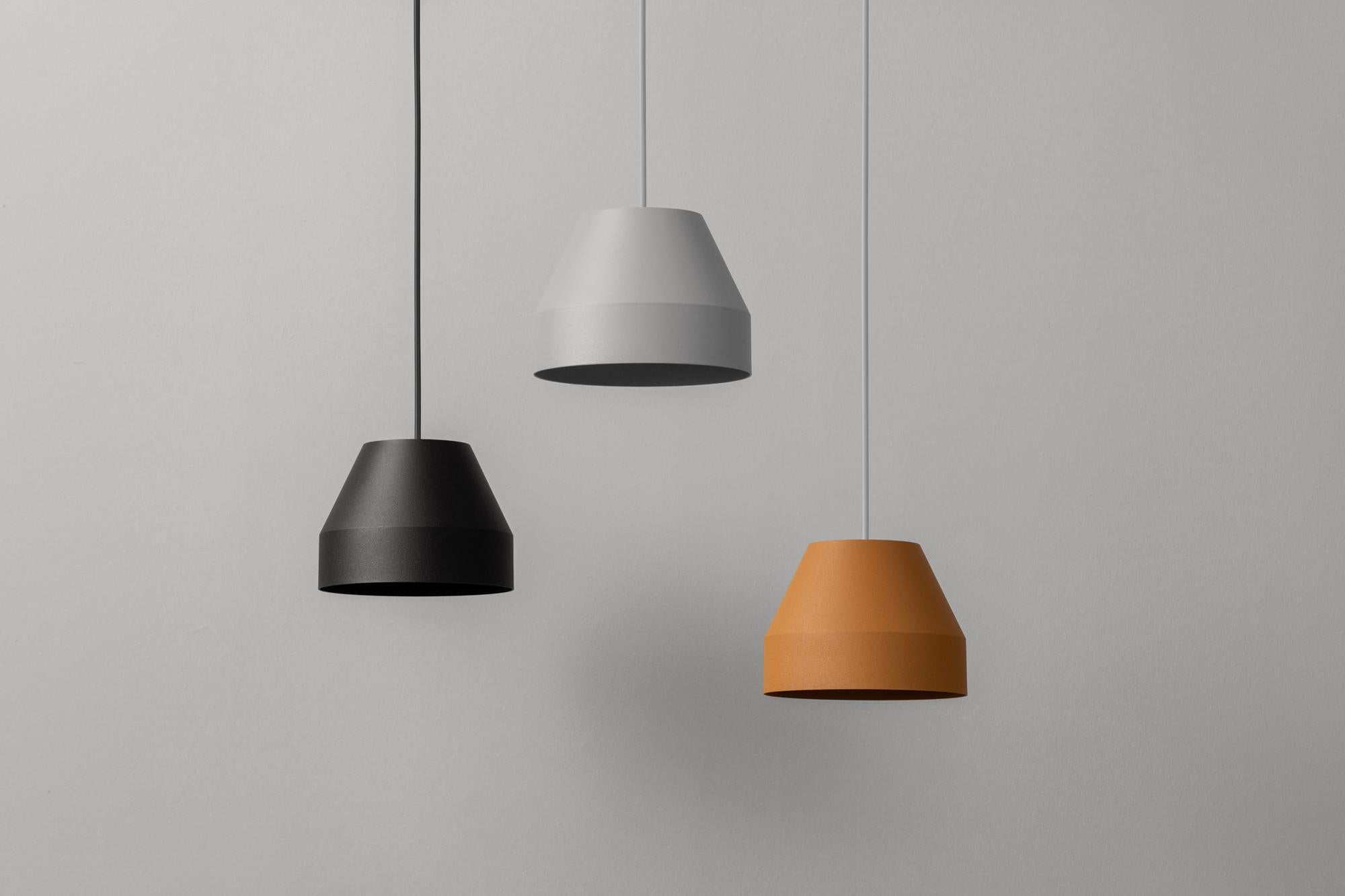 Small Black Cap Pendant Lamp by +kouple For Sale 3