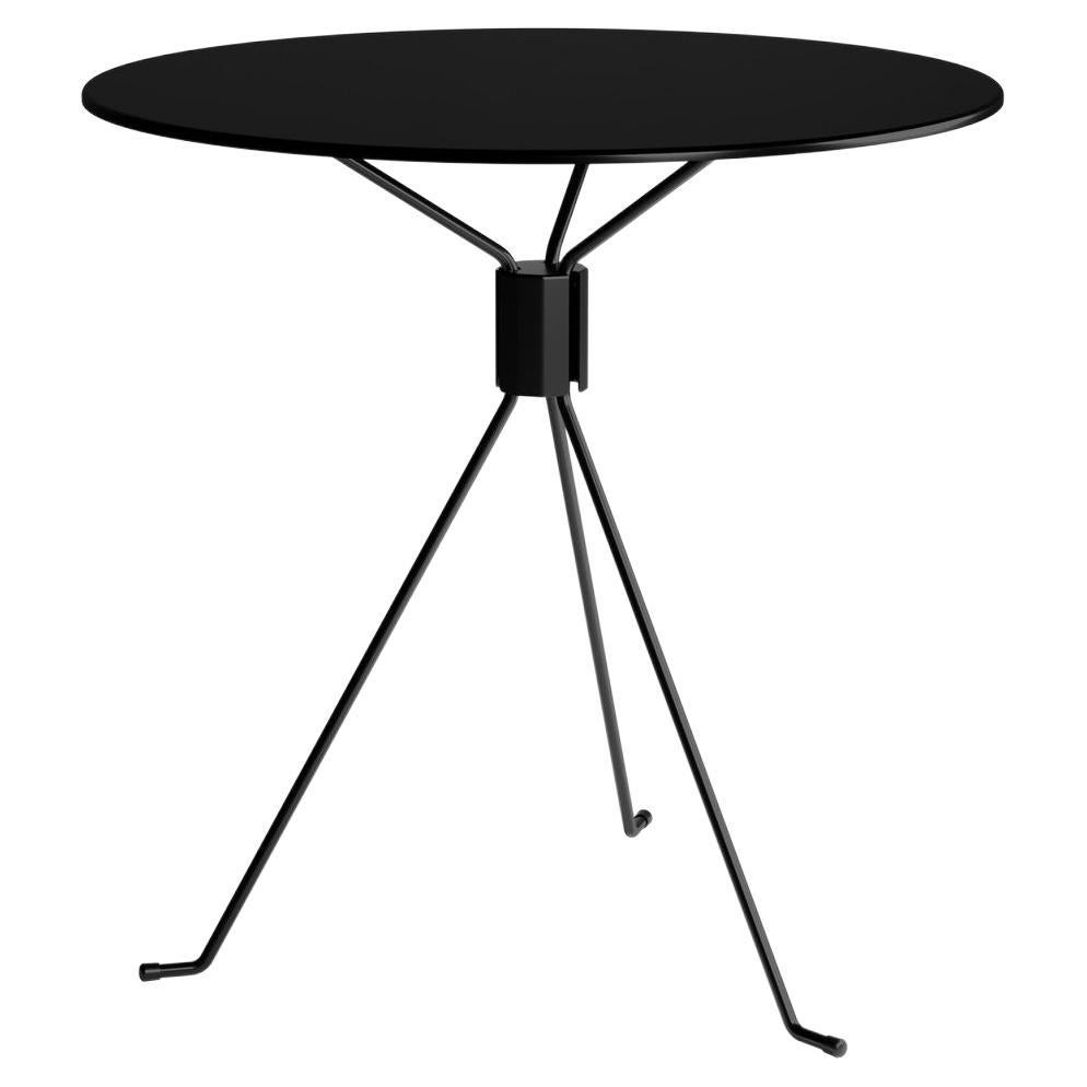Small Black Capri Bond Table by Cools Collection For Sale
