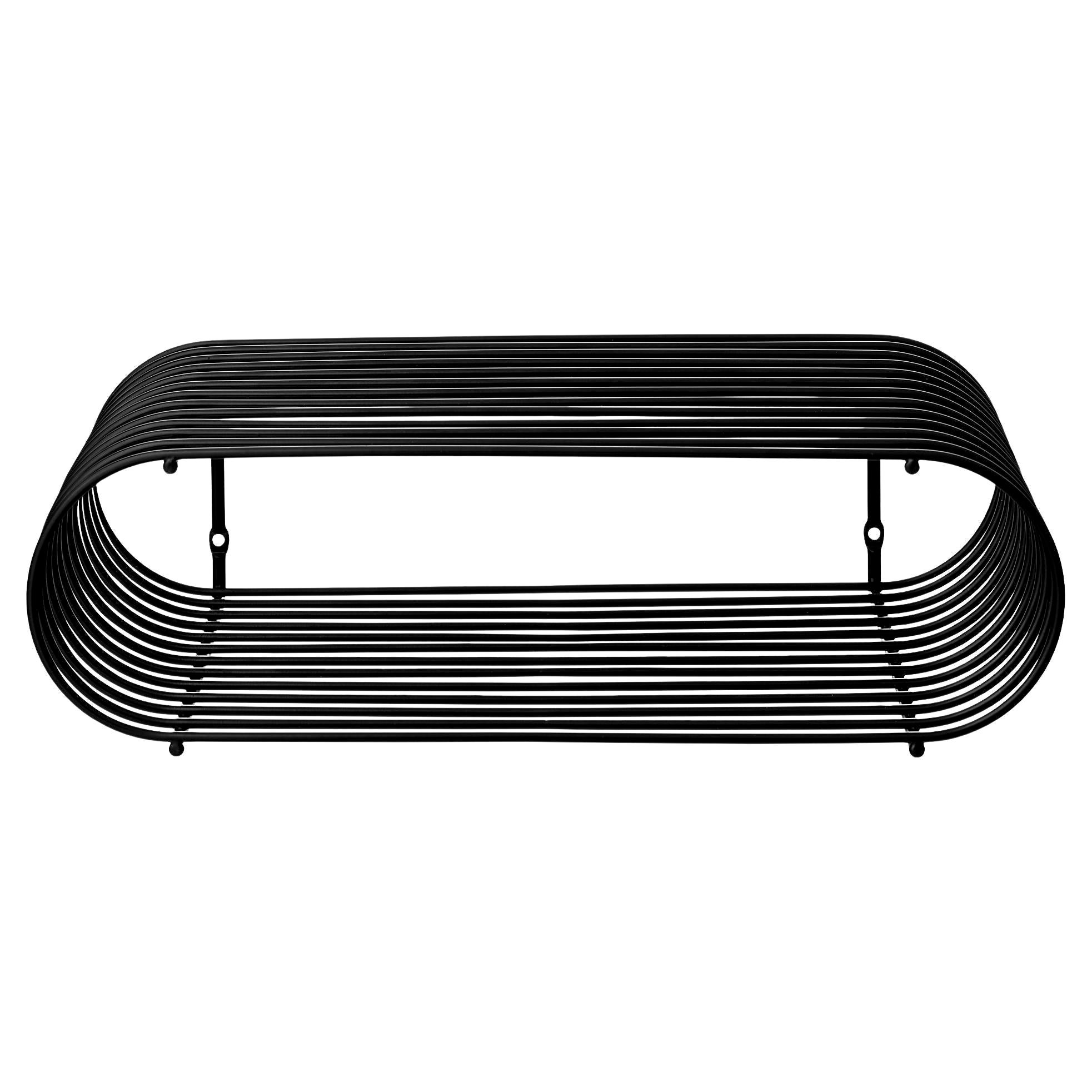 Small Black Contemporary Shelf