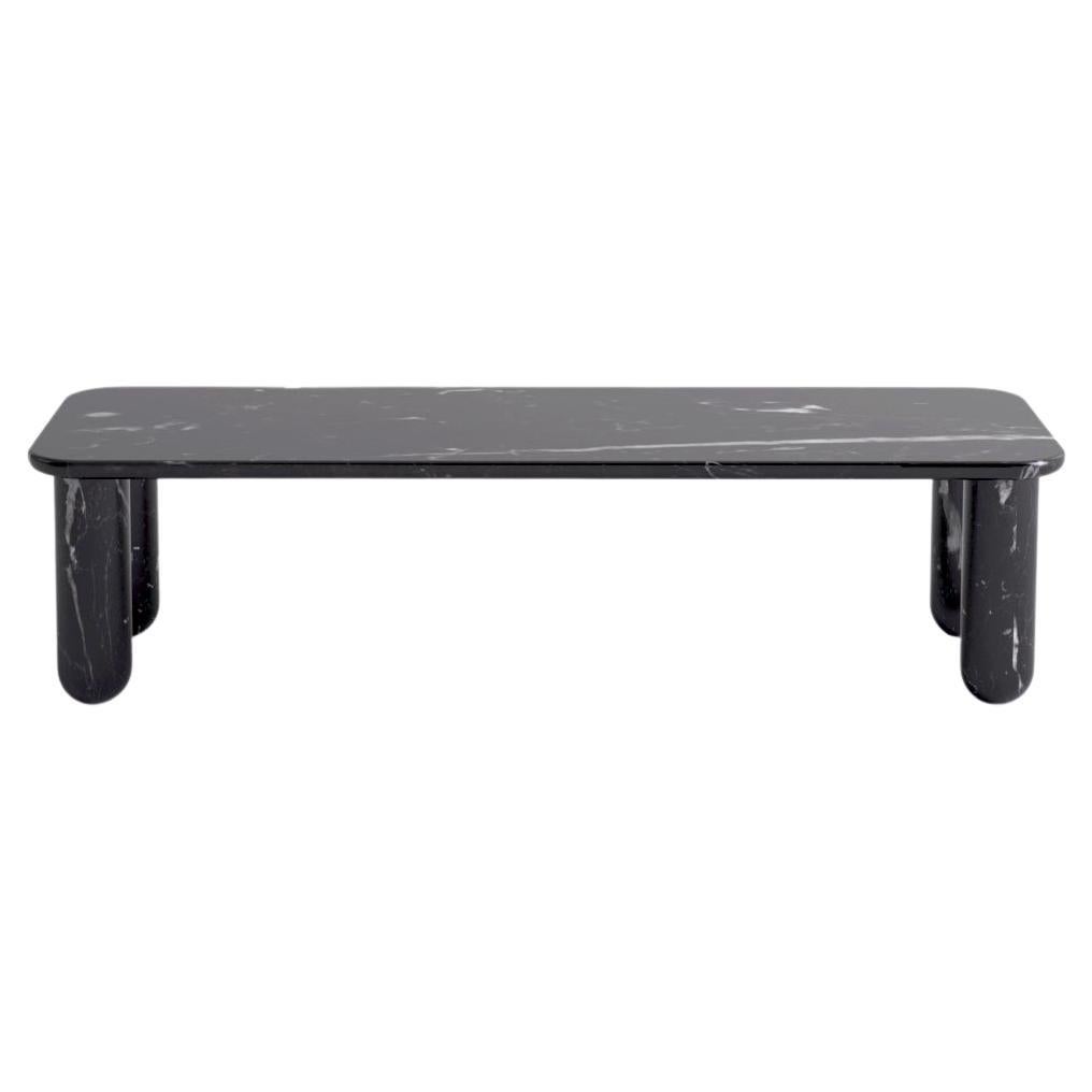 Petite table basse "Sunday" en marbre noir, Jean-Baptiste Souletie