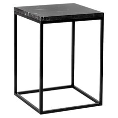 Small Black Pillar Side Table by Un’common