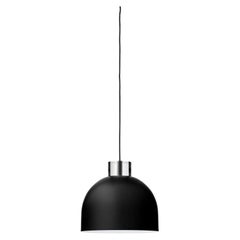 Petite lampe suspendue ronde noire