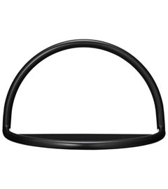Small Black Steel Contemporary Shelf