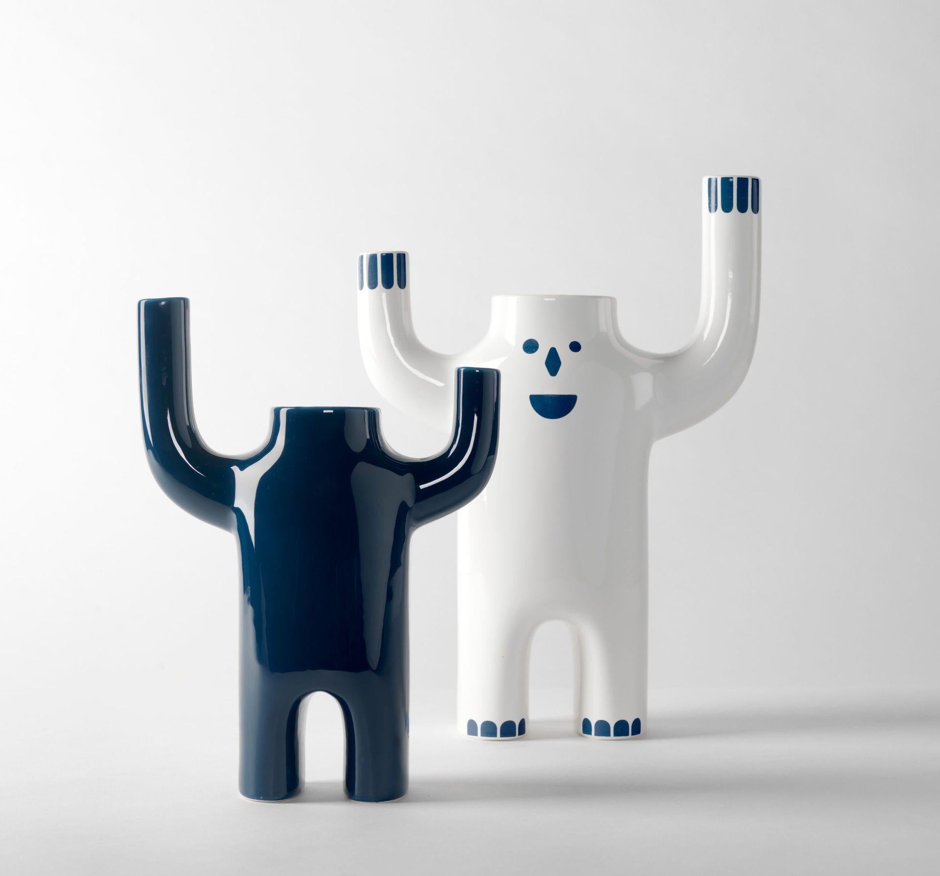 Piccolo vaso blu Happy Susto di Jaime Hayon In condizioni Nuovo in vendita a Geneve, CH