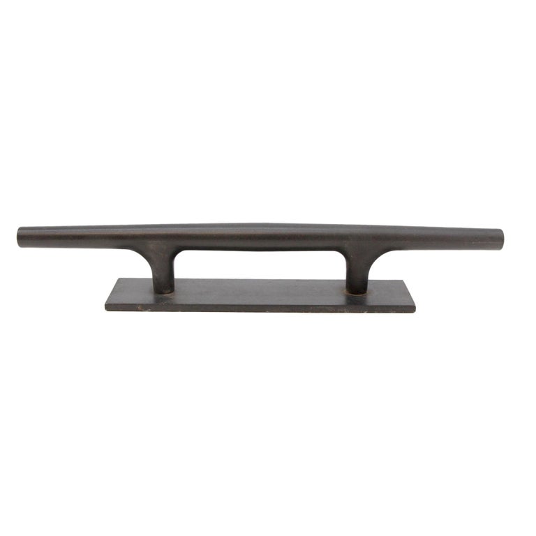 Small Boat Cleat Made of Black Aluminum Dock For Sale at 1stDibs