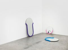 Small Bogin Mirror in Pink by Greg Bogin for Normann X Brask Art Collection