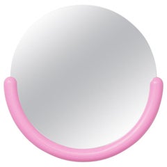 Small Bogin Mirror in Pink by Greg Bogin for Normann X Brask Art Collection