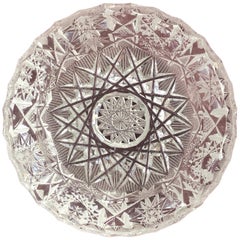 Small Bohemian Crystal Ashtray