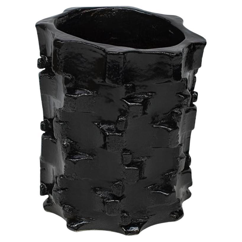 "Vaso piccolo Bolt Black Gloss" di Floris Wubben