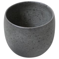 Small Bonshō Bell Shaped Planter in Grey Glaze