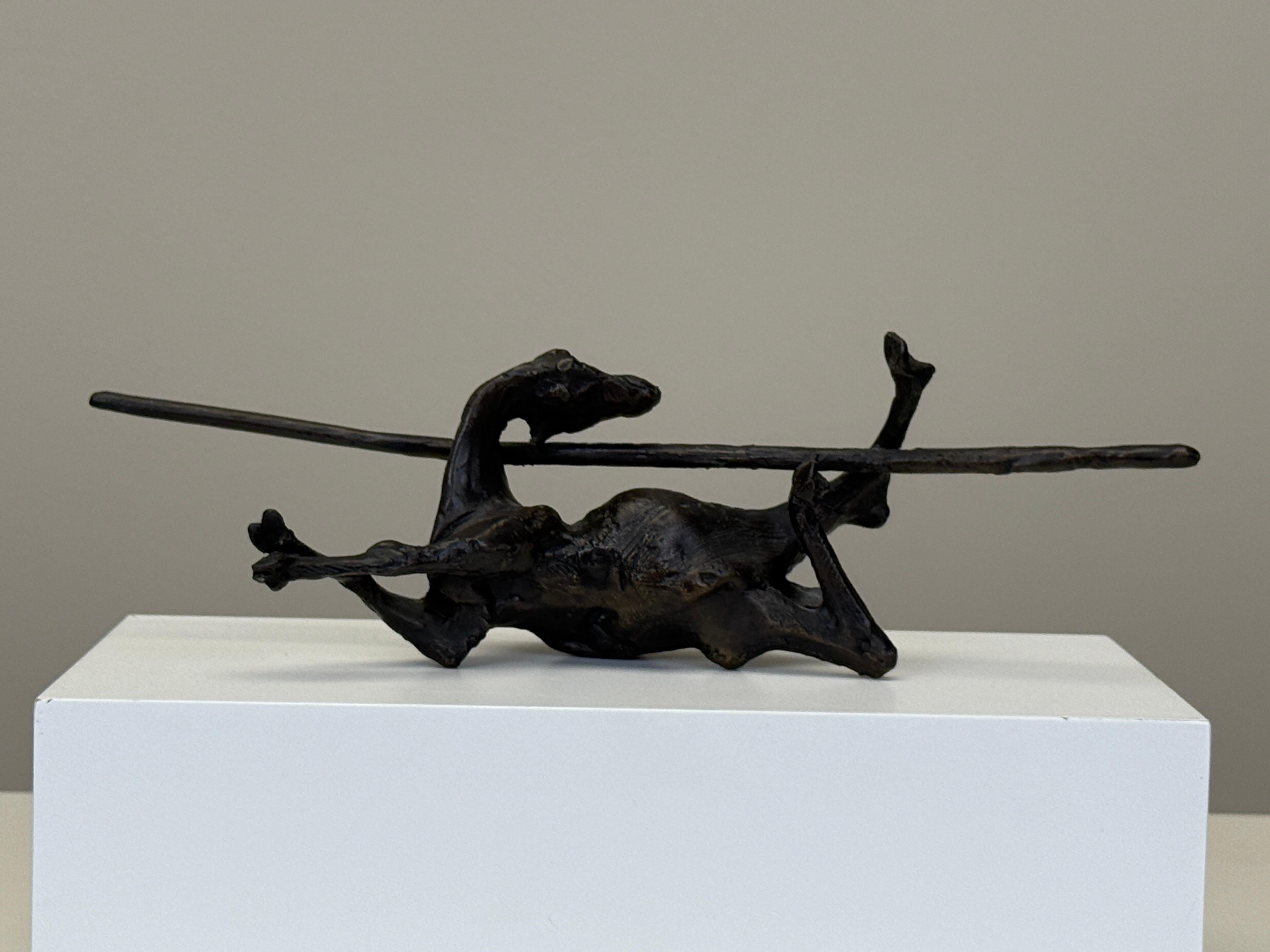 Petite chèvre ligotée en bronze par Jack Zajak en vente 4