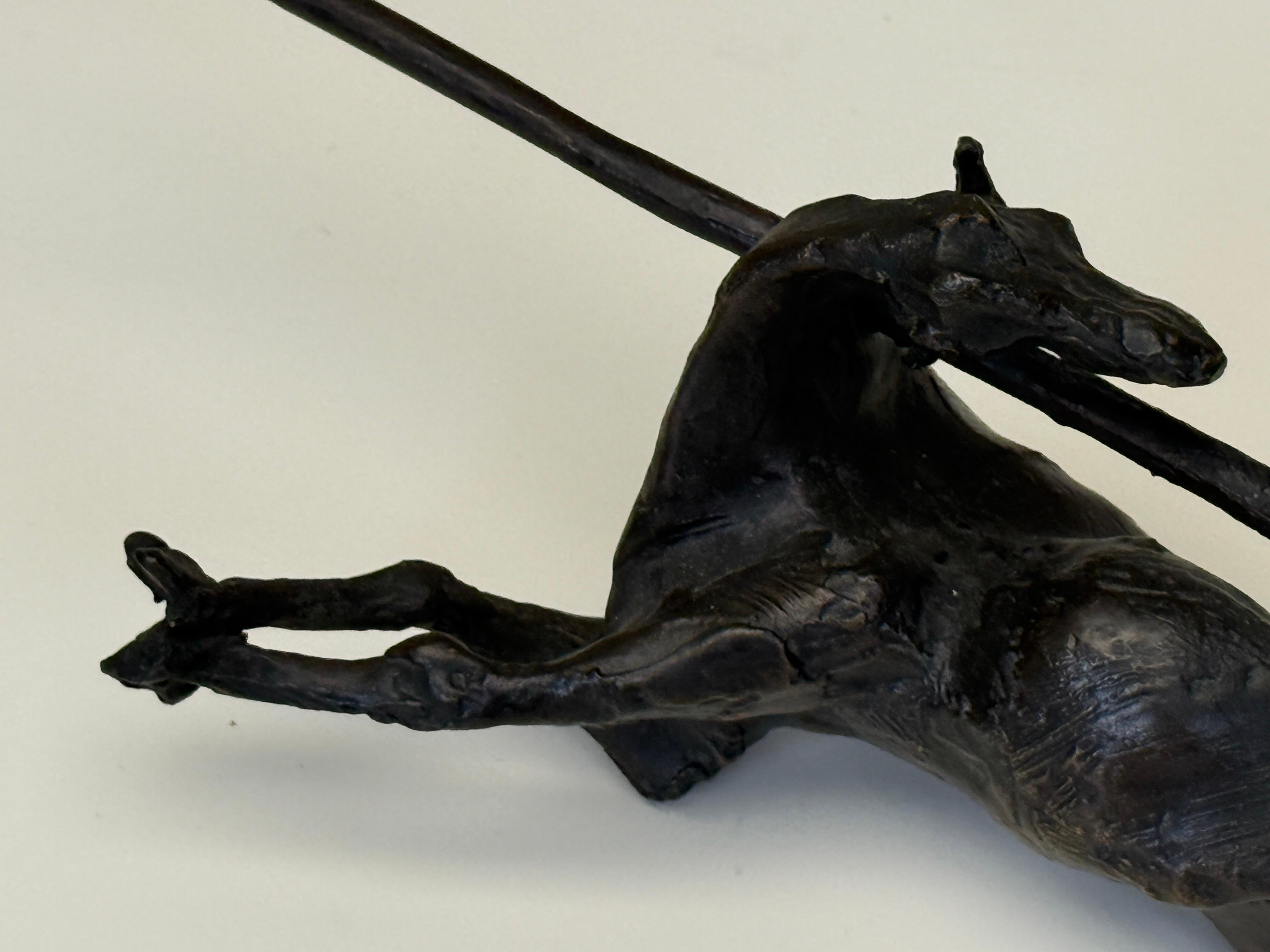 Petite chèvre ligotée en bronze par Jack Zajak en vente 5